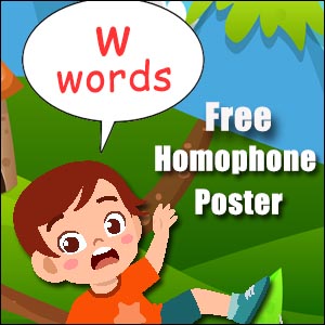 homophones starting with w